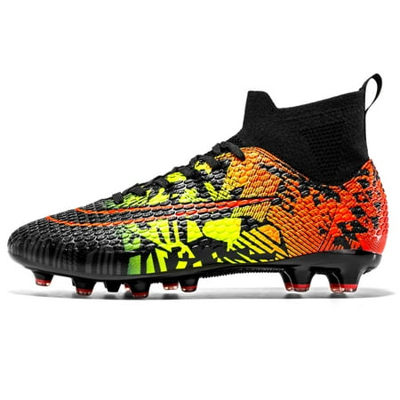 

Men s Anti-skid FG Firm Ground Cleat Soccer Shoes Breathable Professional Sport Training Sneakers For Adult Youth Children Super Foot Bowl