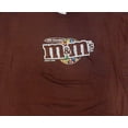 thumbnail image 3 of M&M M&M's Candy Silly Character Face Adult Men T-Shirt (Size XXXL XXX-Large, Milk Chocolate), 3 of 4