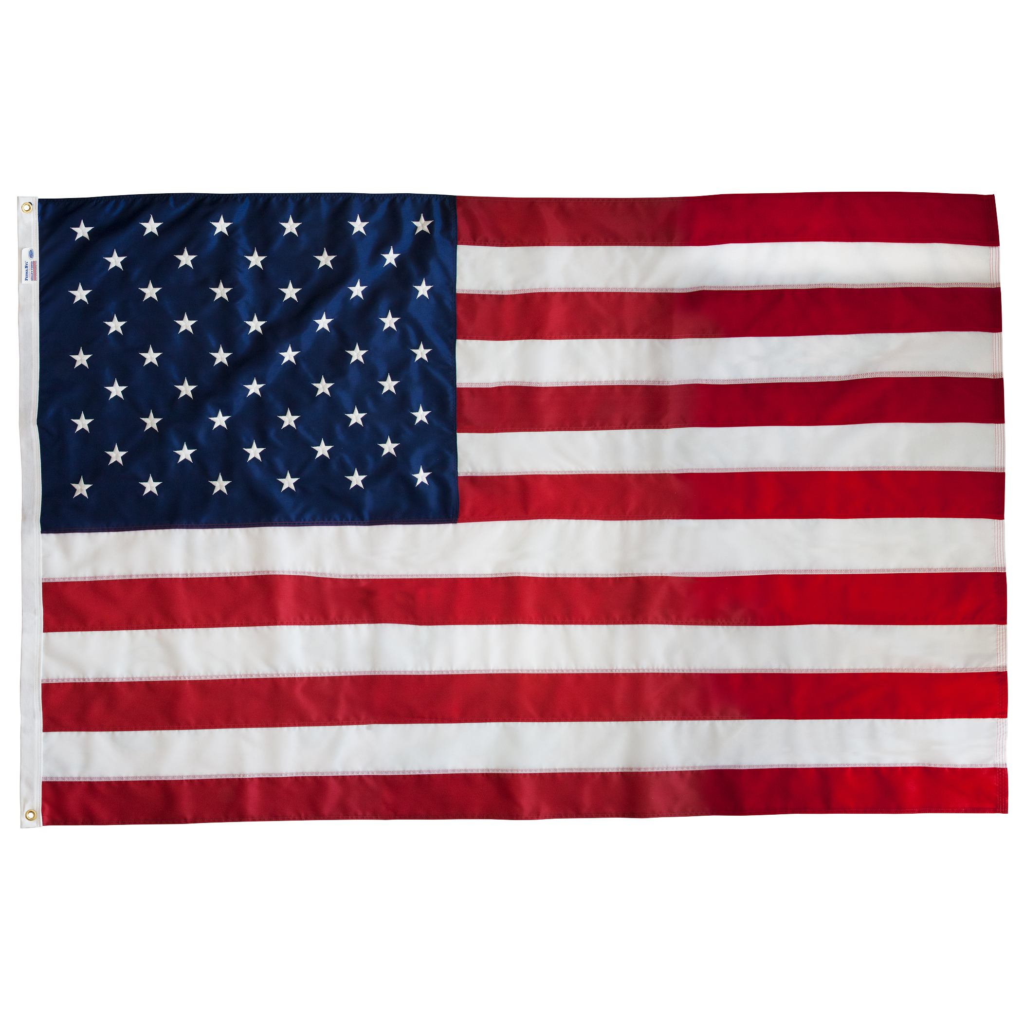 American Nylon Sewn and Embroidered Flag with Brass Grommets by Betsy Flags, 4' x 6' - image 4 of 7