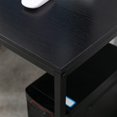 thumbnail image 4 of Escritorio de ordenador 48" con estantes de almacenamiento Mesa de estudio y escritura para la oficina en casa Estilo moderno y sencillo, negro CANMOV D70012A-BK, 4 of 5