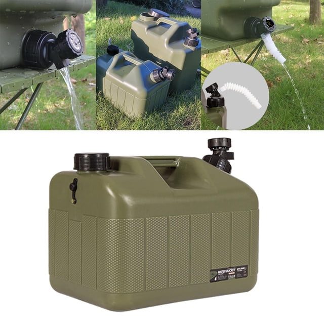 Recipientes de agua Cantimploras de almacenamiento de agua 10L Jarra de plástico con grifo perfecl