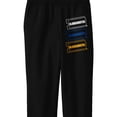 thumbnail image 2 of Blockbuster Logos Junior's Black Sweat Pants-XL, 2 of 7