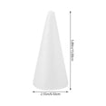 thumbnail image 3 of 30Pcs Christmas Tree Cone Shape DIY Foams Materials White Cone Shape for Children, 3 of 8