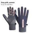 thumbnail image 1 of 1 Pair Men Women Full Finger Mittens Thickened Windproof Cold-proof Touch Screen Outdoor Running Riding Ski Gloves, 1 of 9