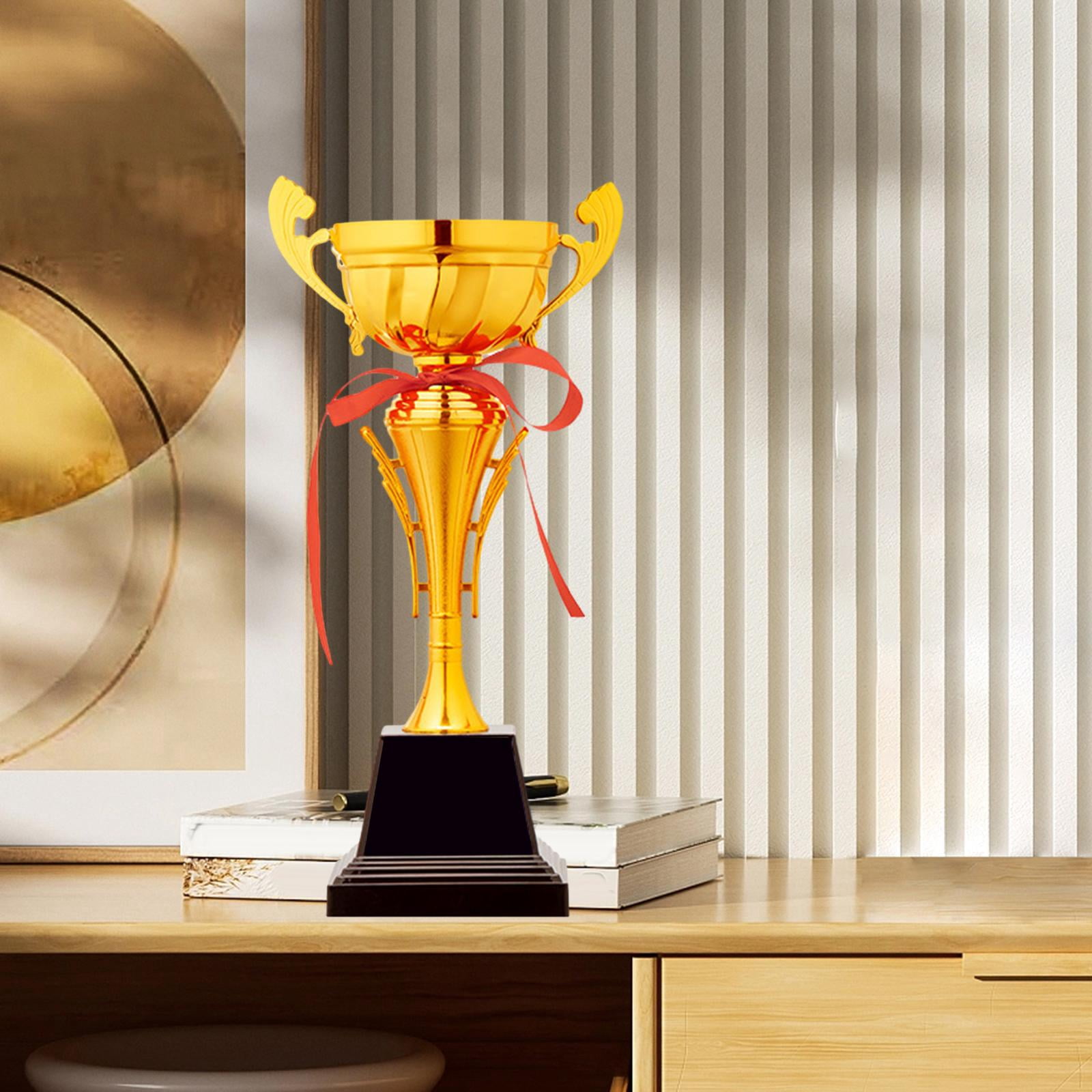 Rushawy Football Soccer Match Trophy, Competitions Award Trophy with Base Trophy, Soccer 32cm