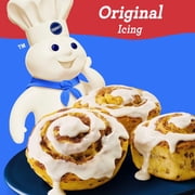 Pillsbury Cinnamon Rolls with Original Icing, Refrigerated Canned Pastry Dough, 8 Rolls, 12.4 oz