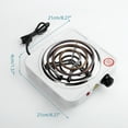 500W1500W Portable Electric Single Burner Hot Plate Kitchen Stove Dorm