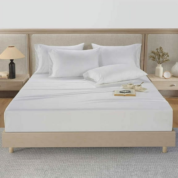 Hotel Signature 800 Thread Count Cotton 6-Piece Sheet Set (Full, White)