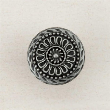 Artisan Collection Lace Circle Knob - Antique Pewter