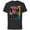 Black, variant on Lilo & Stitch Space Scout Stitch Experiment 626 - Short Sleeve Cotton T-Shirt for Adults - Customized-Black