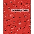 thumbnail image 5 of Outdoor Pillow Covers Throws Summer Fruit Watermelon Seeds on Red,Waterproof Pillow Cases Pack of 2 Green Stripe Border,Durable Cushion Cover Pillowcase for Patio Balcony Couch Garden, 5 of 7