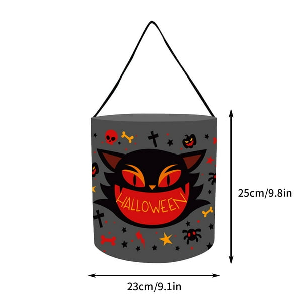 Bolsa Luminosa para Dulces de Halloween, Luz Led Portátil de Calabaza, Tela Transpirable, Sin Olor, a Prueba de Pollillas, Fácil de Guardar, Ideal para Fiestas, Ideal para Artículos Pequeños, Tamaño