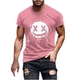 thumbnail image 2 of Blusas y camisas de manga corta y cuello redondo para hombre. Blusas/camisetas de manga corta con cuello redondo y estampado de Halloween para hombre. Blusa para hombre., 2 of 5