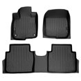thumbnail image 1 of SMARTLINER Custom Fit Floor Mats 2 Row Liner Set Black Compatible with 2017-2022 Honda CR-V, 1 of 9