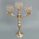 thumbnail image 2 of 48 Cm Long Table Top Crystal Votive Tea Light Golden Candle Holder Wedding Decoración para hogar De Navidad BLESIY Cuenco de candelabros de cristal, 2 of 8