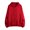 Red, variant on Bibifish Womens Sweatershirts Winter Warm Basic Long Sleeve Oversized Solid Color Hooded Zipper Sweatershirts Soft Workout Autumn Tops With Pocket