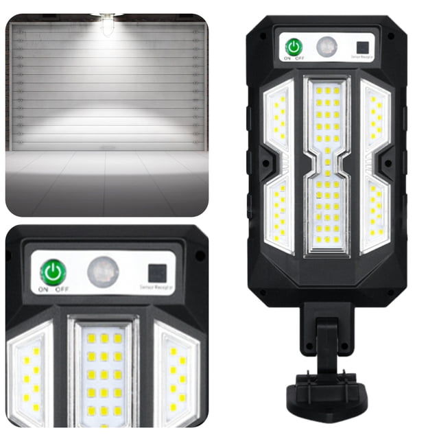 Lámpara Solar para Exteriores Seguridad Luces Solares Al Desde El Atardecer Hasta Color Rojo