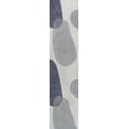 thumbnail image 2 of JONATHAN Y TUSCAN SUN 2 x 8 Runner Rug, Zia Geometric Organic Shapes - Cream/Navy, TSN306B-28, 2 of 5