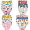 thumbnail image 4 of B&Q Premium Toddler Girls' Briefs 12-Pack in Sizes 2T-7T, 4 of 5