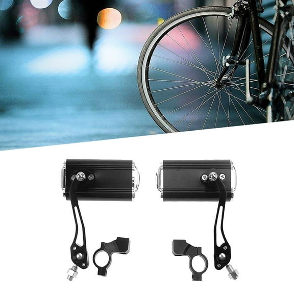2PCS Bike Mirror, Bike Mirrors Handlebar Rear View Mirror, Adjustable Bicycle Mirrors for Handlebars-Black