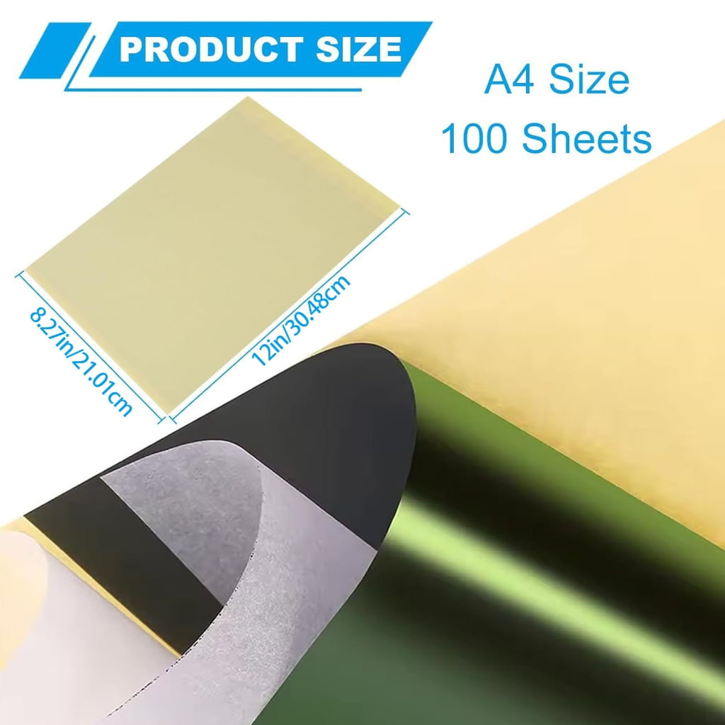 Pack of 100sheet Tattooing Transfer Paper for Thermal Transfer Tracing Designs