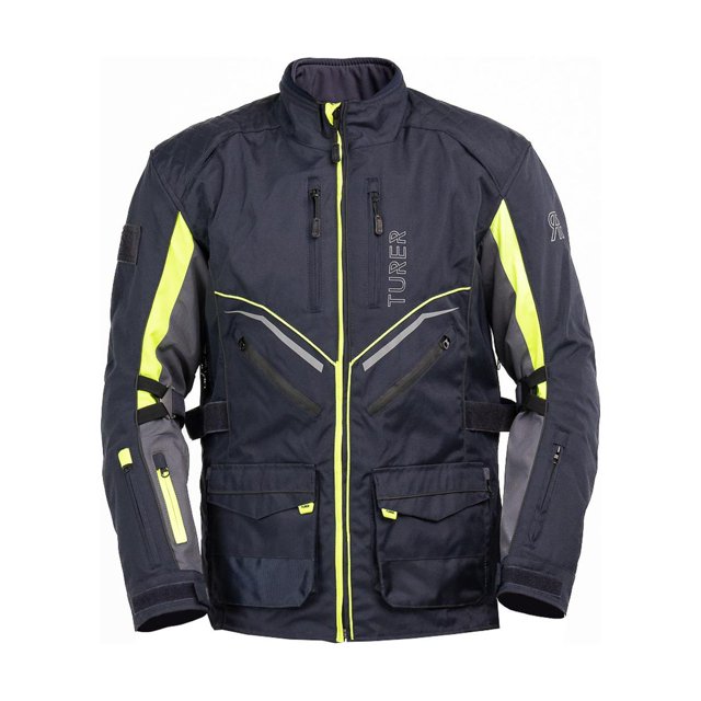 Chamarra Hombre Moto Turer Azul Impermeable Turismo azul 3XL Genérico Turismo