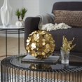 thumbnail image 1 of Deco 79 Contemporary Metal Geometric Sculpture, 9" x 9" x 9", Gold, 1 of 4