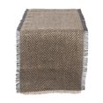 thumbnail image 1 of Design Imports CAMZ10556 14 x 108 Po Rouleau de Table en Toile de Jute Chevron Minéral, 1 of 2