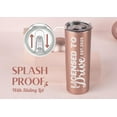thumbnail image 4 of New Driver Gifts for Girls - Licensed to Drive EST. 2025-20oz/590ml Stainless Steel Insulated Tumbler with Straw, Lid - Cups Gift for New Driver - (Rose Gold), 4 of 7