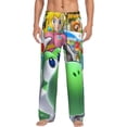 thumbnail image 2 of Lsque Mario Print Men's Pajama Pants, Lounge Pant - Comfortable Home Wear,Elastic Waistband, Stylish Design-XX-Large, 2 of 9