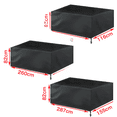 thumbnail image 3 of 7/8/9ft Pool Table Cover Furniture Rain Cover UV Silver Pool Table Cover, Pool Table Waterproof Cover Snooker Pool Table, 3 of 5
