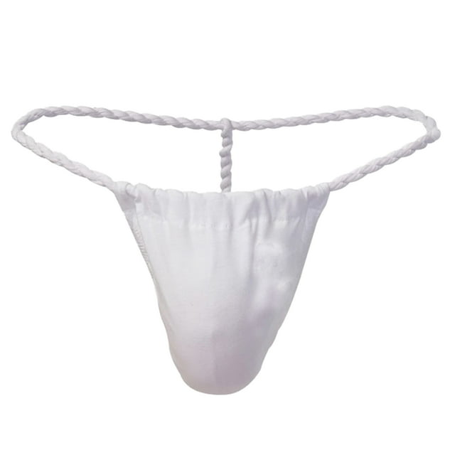 String en Corde Tissée pour Hommes Style T-Shirt Épicé avec Design Confortable pour Usage Quotidien