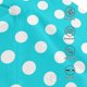 thumbnail image 3 of Fotbe Aqua And White Polka Dot Gorro Clásico de Béisbol, Gorra Ajustable con Broche Snapback, Gorro de Exterior de Algodón Suave, 3 of 6