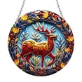 thumbnail image 1 of HOARBOEG New Christmas Acrylic Pendant Ceramic Style Door And Window Pendant, 1 of 7