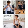 thumbnail image 5 of Beverly Hills Polo Club Boys Undershirts Kids Sleeveless Tank Tops & Boys Short Sleeve Shirts 4 Pack, 5 of 7