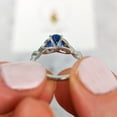 thumbnail image 4 of SOLITAIRE JEWELS 2.00Ct Oval Sapphire Diamond Solitaire Engagement Ring Solid 10k White Gold, 4 of 5