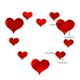 thumbnail image 5 of Dainzusyful Decoración del hogar Decoración de pared 10 piezas Espejos 3D Amor Corazón Pegatinas de pared Calcomanía para habitación de niños Arte de pared Decoración del hogar Papel tapiz Despegar y, 5 of 5