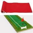 thumbnail image 5 of Golf Flag Mini, Double-Sided Flags, Double-Sewn 420D Nylon Practice Pin Flag for Putting Green, Easy to Clean, can Dry Quickly - Red, 5 of 10