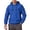 Blue#9527, variant on BOOMNY Mens Hoodies Long Sleeve Hoodie for Men Solid Color Plus Size Half Zip Pullover Hooded Sweatshirt Cozy Fall Winter Hoodies With Pocket