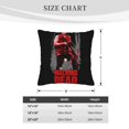 thumbnail image 4 of Funda de almohada decorativa de lino The Walking Dead, funda de cojín cuadrada, funda de almohada para sofá, dormitorio, sofá, almohada decorativa de lino, 4 of 8