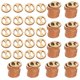 thumbnail image 4 of 100 botones de madera para sombreros, fáciles de usar, para tejer gorros de amigos. Oval, 4 of 9