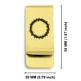 thumbnail image 2 of Stainless Steel Religious Crown of Thorns Classic Slim Money Clip Credit Card Holder, 2 of 2