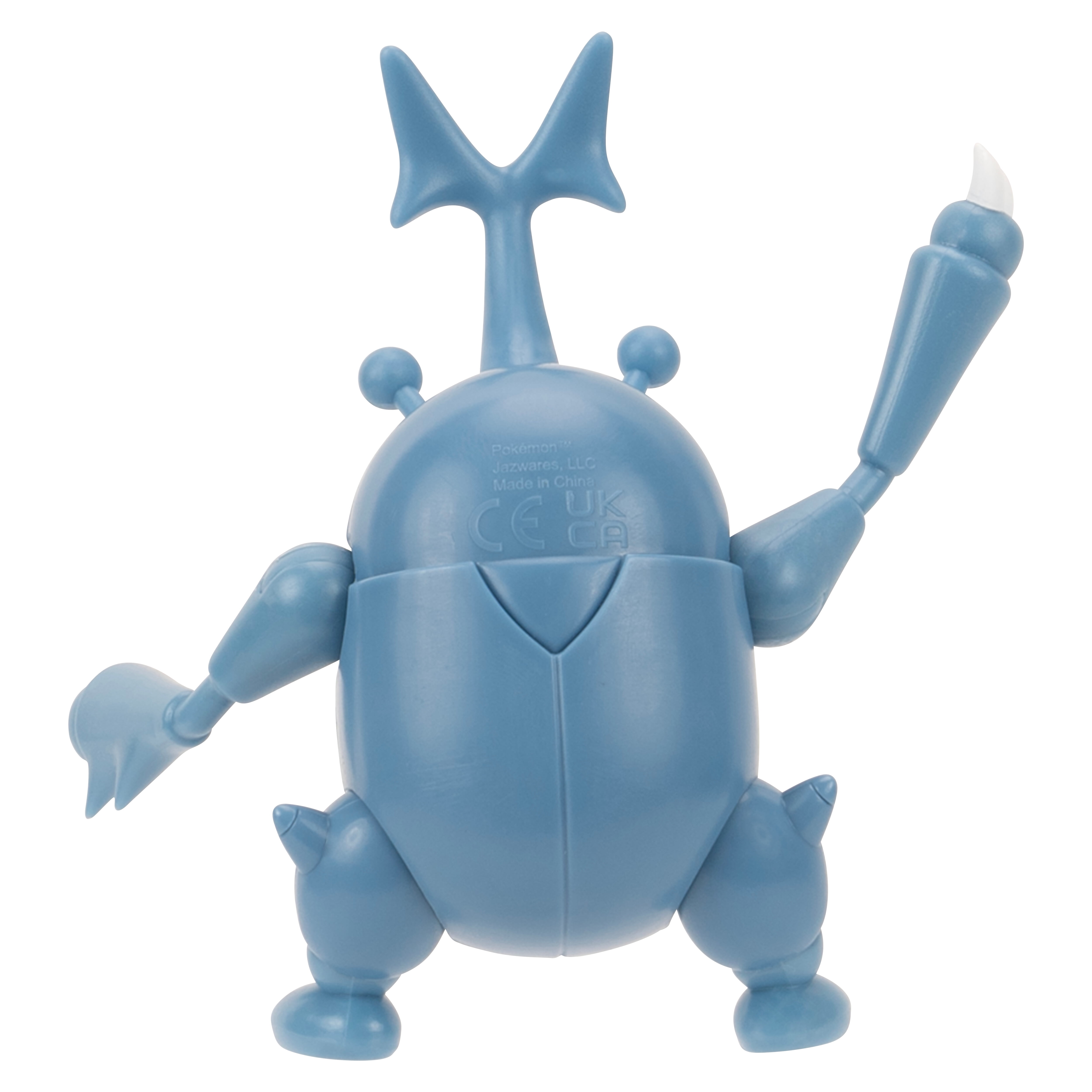 Pokemon Heracross Battle Feature Figure - 4.5 Inch Collectible Heracross Toy with Accessory