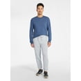 thumbnail image 2 of Athletic Works Men's and Big Men's Cotton Tee with Long Sleeves, Sizes S-3XL, 2 of 5
