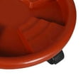 thumbnail image 6 of figatia Plant Trolley with Wheels Plant Saucer Roller Flowerpot Tray Multifunctional Round Flower Pot Mover for Indoor Outdoor Backyard 25cm, 6 of 8