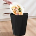 thumbnail image 6 of Kitchen Trash Can, Step-On Garbage Can with Lid, Tall Kitchen & Bathroom Trash Can, Small Office Waste Bin, Black - Xuniizn, 6 of 9