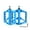 blue, variant on VIVIMAX Non-Slip Nylon Bicycle Pedals,Wide Platform Pedals 9/16",DU+ Industrial Bearings