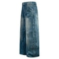 thumbnail image 3 of Mens Vintage Curved Jeans with Pockets Casual Fit Durable Denim Pants for Everyday Wear Slightly Stretchy Comfort, 3 of 17