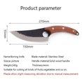 thumbnail image 4 of Japanisches Kochmesser Küchenmesser Hackmesser Universalmesser Edelstahl Cleaver, 4 of 5