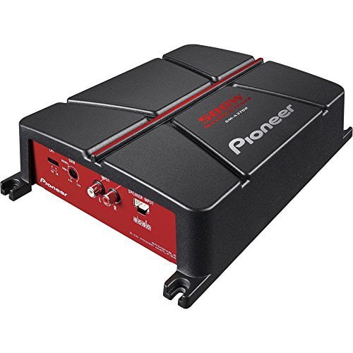 Pioneer GM-A3602 2-Channel Bridgeable Amplifier ,Black/red